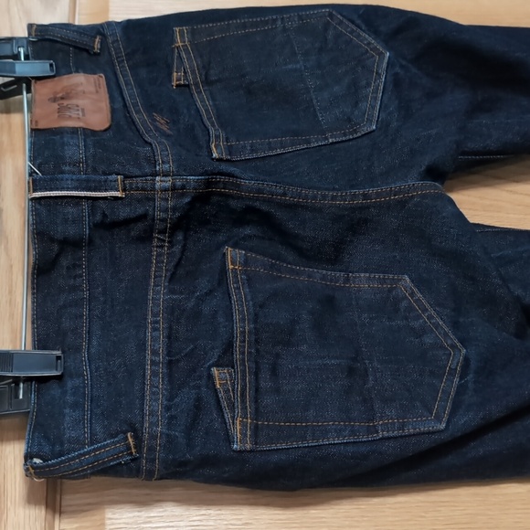 NWOT, Men's Sz 33 PRPS Dark Denim Button Fly Straight Leg Jeans - Picture 1 of 11